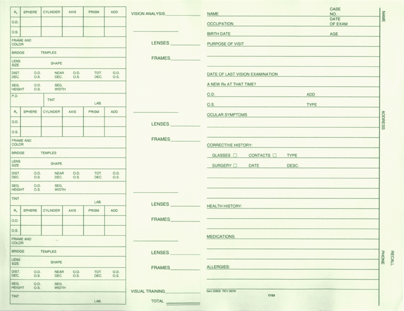 20606 Optometry Vision Exam Analysis...