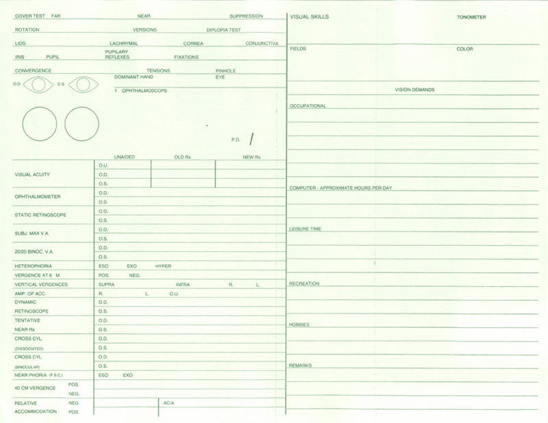 20606 Optometry Vision Exam Analysis...