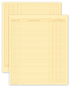 20915 Dental Continuation Form for Folder Style Records Large Buff 8 x 9 1/2"