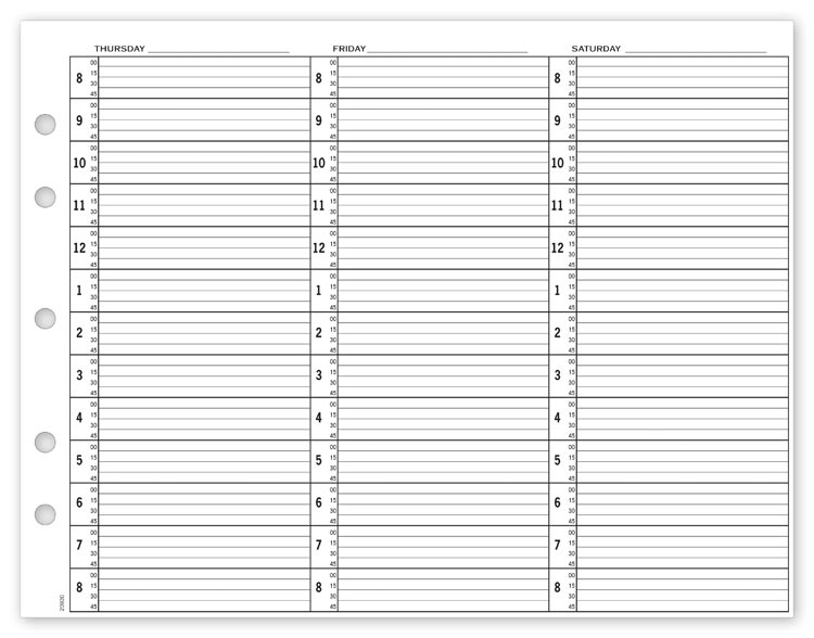 20930 Appt Bk Refill Pages...