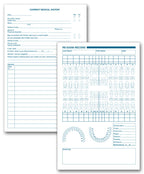 21001 Dental Re-Examination Records White Ledger 5 1/2 x 8 1/2"
