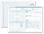 21019 Dental Exam Record Anatomic Diagrams Horizontal Format 11 x 8 1/2"