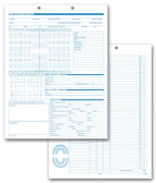 21019V Dental Exam Records Anatomic Diagram Primary Permanent 8 1/2 x 11"