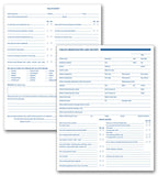 21022 Dental Child Registration and History Forms 2 Sided 8 1/2 x 11"
