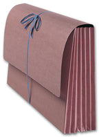 21031 Top Tab Red Wallet Pocket Extra Large 5 1/4" Expansion 10 x 15"