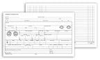 21109 Optometry Records Card Two-Sided 5 x 8"