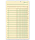 21117 Columnar Pads 4 Column 8 1/2 x 14"