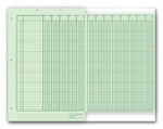 21126 Columnar Work Sheets Ring Book Bottom Headed 11 x 16 3/8