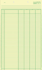 21127 Columnar Work Sheets 8 1/2 x 14"