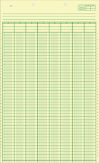 21127 Columnar Work Sheets 8 1/2 x 14"