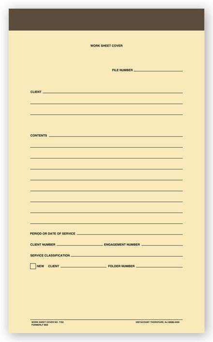 21178 Binders Work Sheet 8...