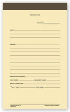 21178 Binders Work Sheet 8 1/2 x 14"