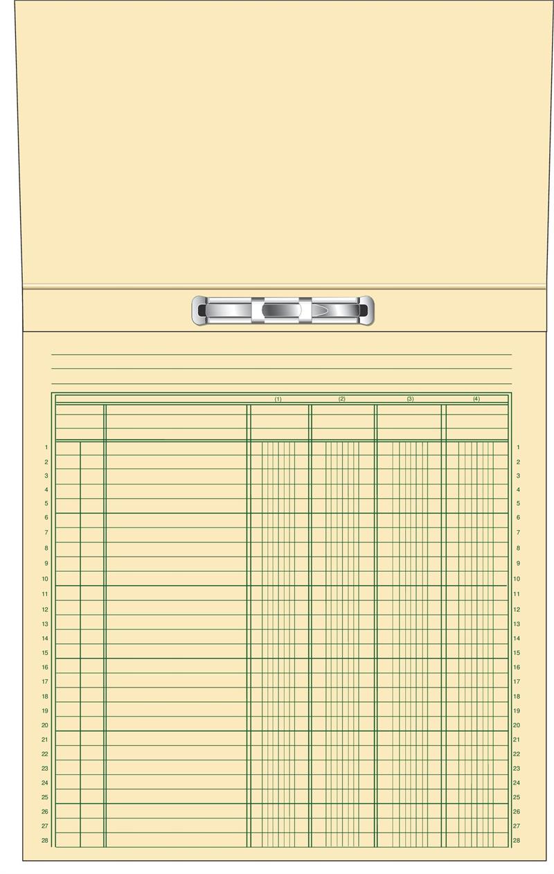 21178 Binders Work Sheet 8 1/2 x 14"