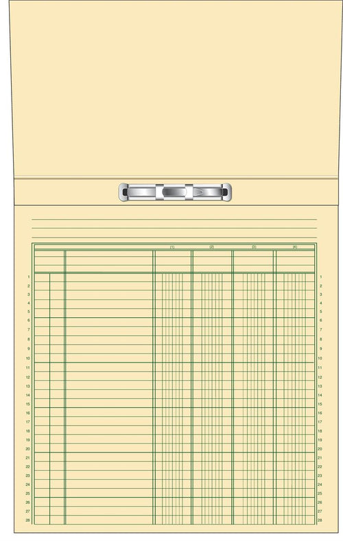 21178 Binders Work Sheet 8 1/2 x 14"