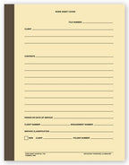 21179 Binders Work Sheet 8 1/2 x 11"