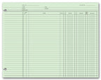 21180 End Balance Ledger Sheets 9 1/4 x 11 7/8"