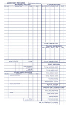 211 Work Orders Carbonless Back Small Format 5 2/3 x 8 1/2"