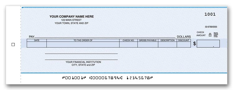 2200NC Accounts Payable Center Check...
