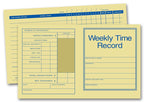 221 Pocket Size Weekly Time Records 7 x 4 1/4"