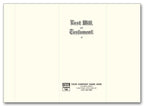 22952 Engraved Will Covers 9 x 12 1/2"