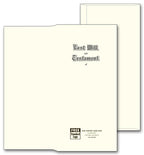 22955 Engraved Will Envelopes 4 3/4 x 10"