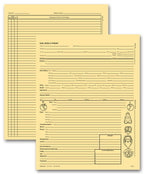 2411 Ear Nose & Throat Specialty Exam Records Letter Style 8 1/4 x 10 3/4"