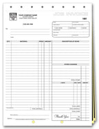 244 Work Orders Carbon Large Format 8 1/2 x 11"