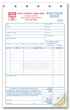 2520 Glass Repair Work Orders Sets 5 2/3 x 8 1/2"