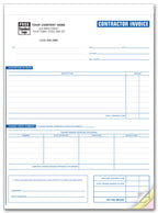 253 Contractor Invoices Classic 8 1/2 x 11"