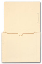 25551 End Tab Full Pocket Manila Folder 11 pt No Fastener 9 1/2 x 12 1/4"