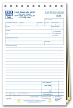 258 Work Orders Job Carbon Small Format 5 1/2 x 8 1/2"