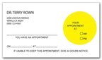25832 Peel and Stick Appointment Card Imprinted 2 x 3 1/2"