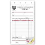 2590 Sales Slips Image with Special Wording 4 1/4 x 7"