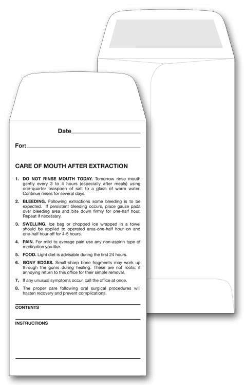 26 Dental Post Operative Instructions...