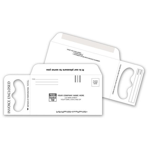 27 Doorknob Hanger Envelopes 3 5/8 x 8 7/8" overall, envelope 3 5/8 x 6 1/2"