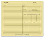 280 Manufacturers Job Folders 10 x 12"
