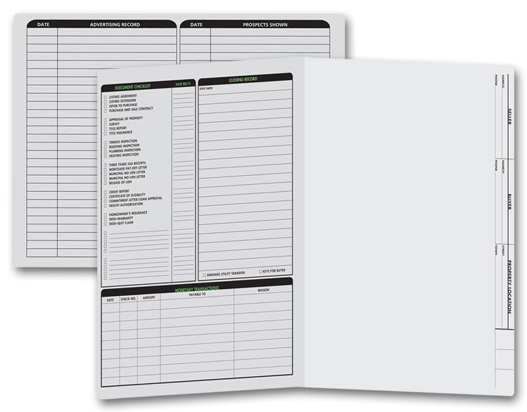 285 Real Estate Folder Left...