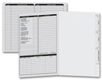 285 Real Estate Folder Left Panel List Letter Size Gray 11 3/4 x 9 5/8"