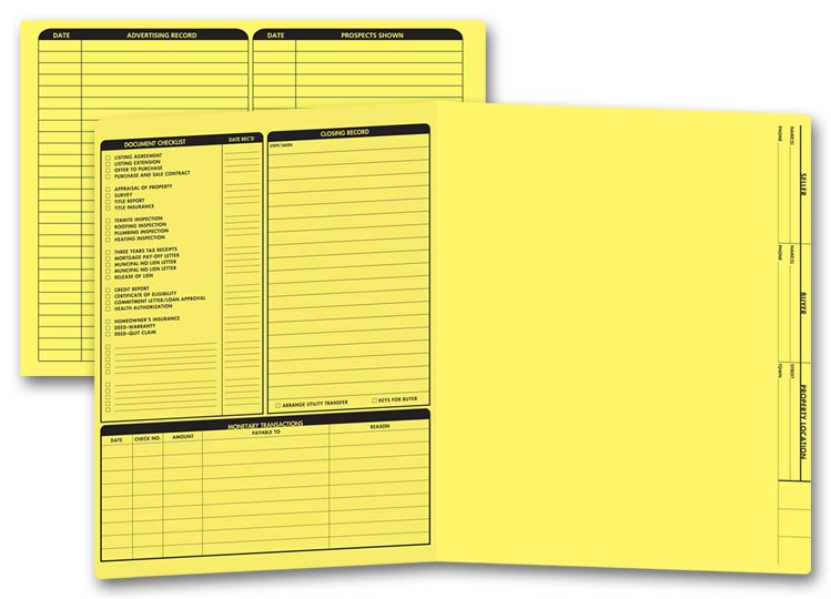 285Y Real Estate Folder Left...