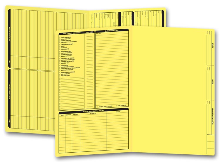 286Y Real Estate Folder Left...