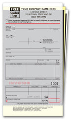 29 Fuel Meter Tickets with Carbons 4 1/8 x 7"