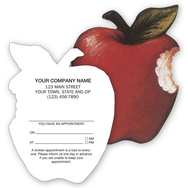 29189 Die Cut Apple Shaped...