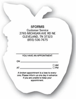 AA - Appointment Card Layout - 5 Lines With Appointment Information