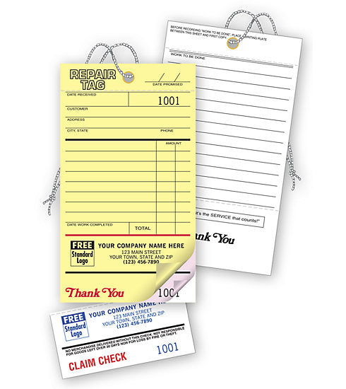 306 Repair Tags Invoice w...
