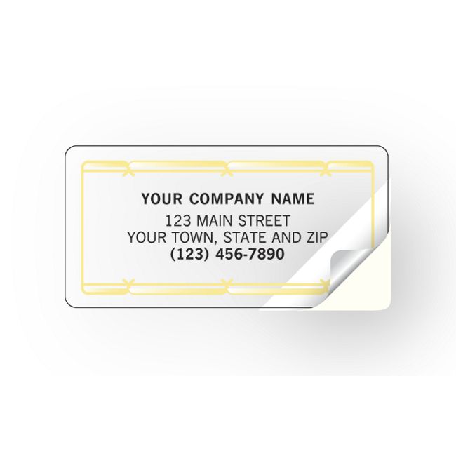 324 Advertising Labels with Gold...