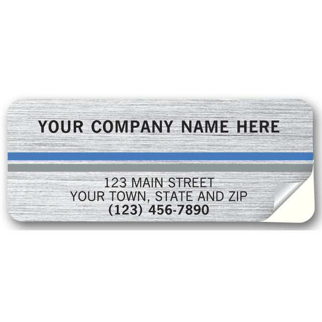 333 Advertising Labels Padded Brushed...