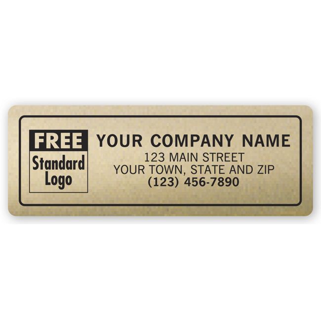 348 Advertising Labels Padded Poly...