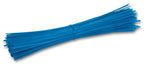 35 9" Plastic Coated Blue Wire Ties