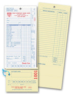 364 Bicycle Repair Tags with Detachable Claim Check Carbons 4 1/4 x 11"