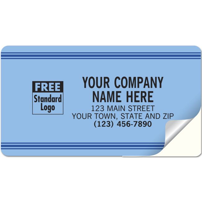 374 Large Service Labels Padded...